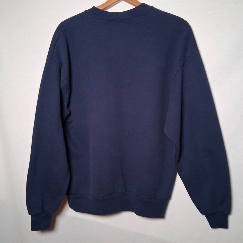 Vintage Minnesota Sweatshirt Large Winter Wonderland Snow Cabin Nature Crewneck - Picture 4 of 13